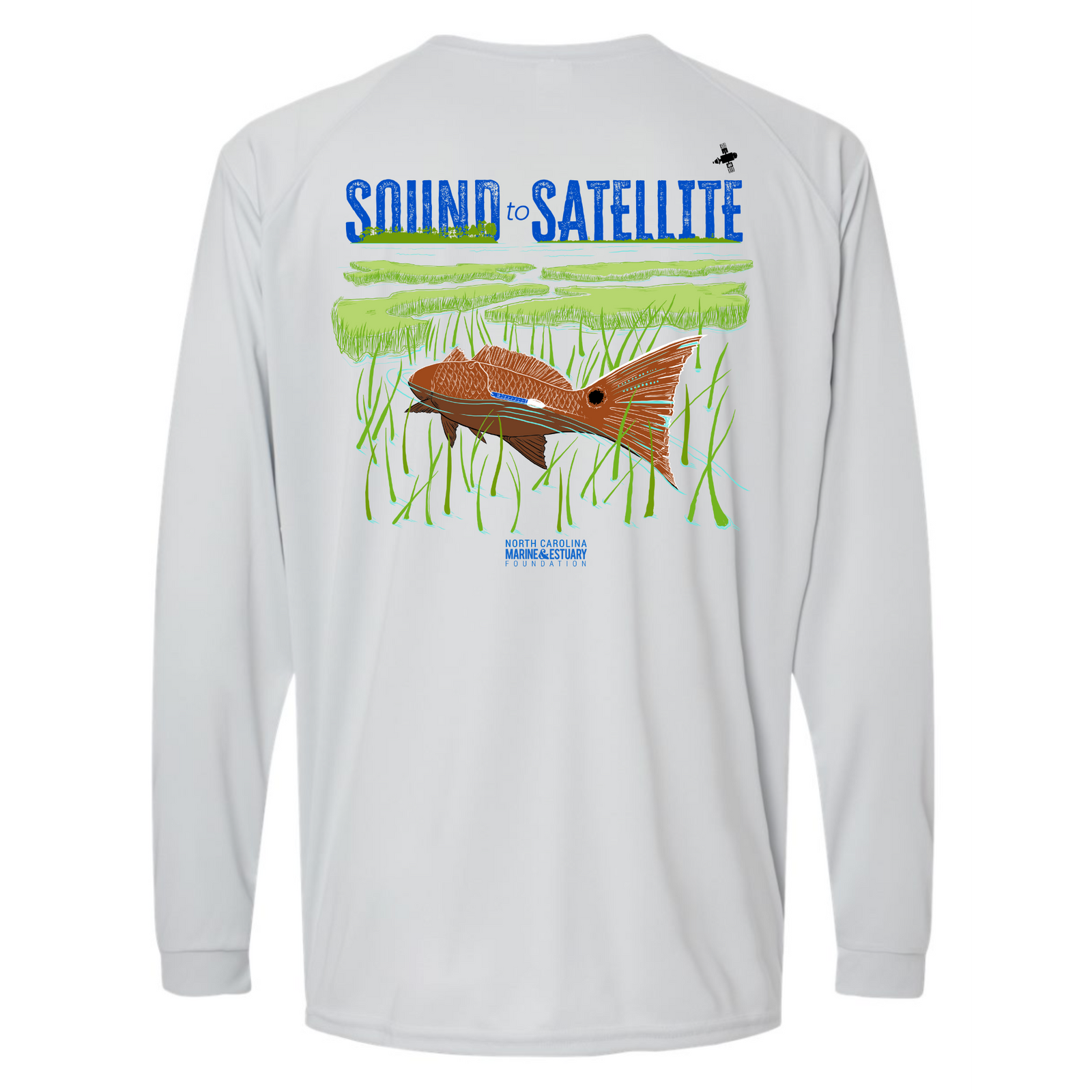 Sound to Satellite Long-Sleeve Performance Shirt - Aluminum