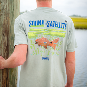 Sound to Satellite Cotton T-shirt - Bay