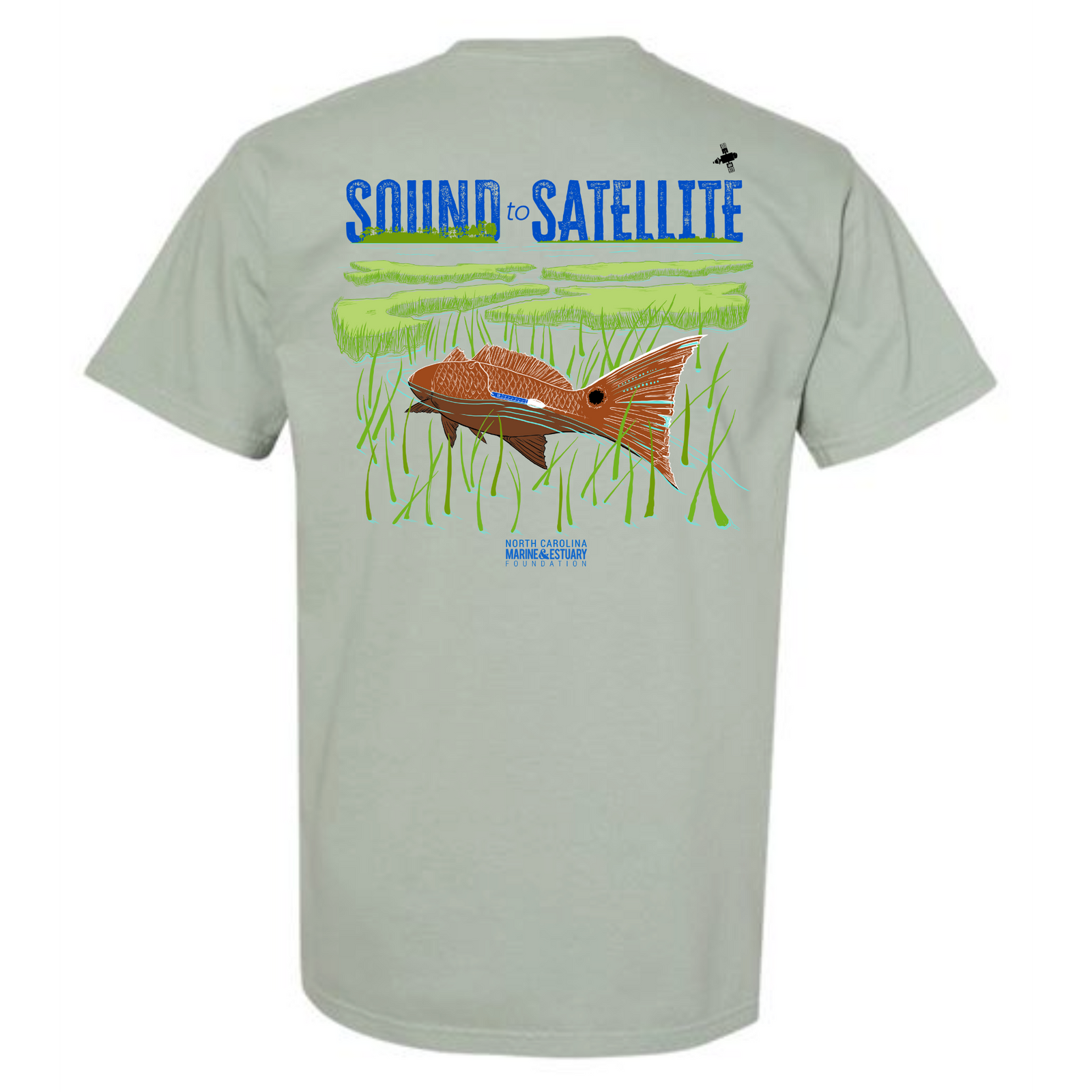 Sound to Satellite Cotton T-shirt - Bay