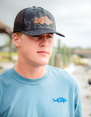 Sound to Satellite Classic Trucker Hat - Black Duck Camo