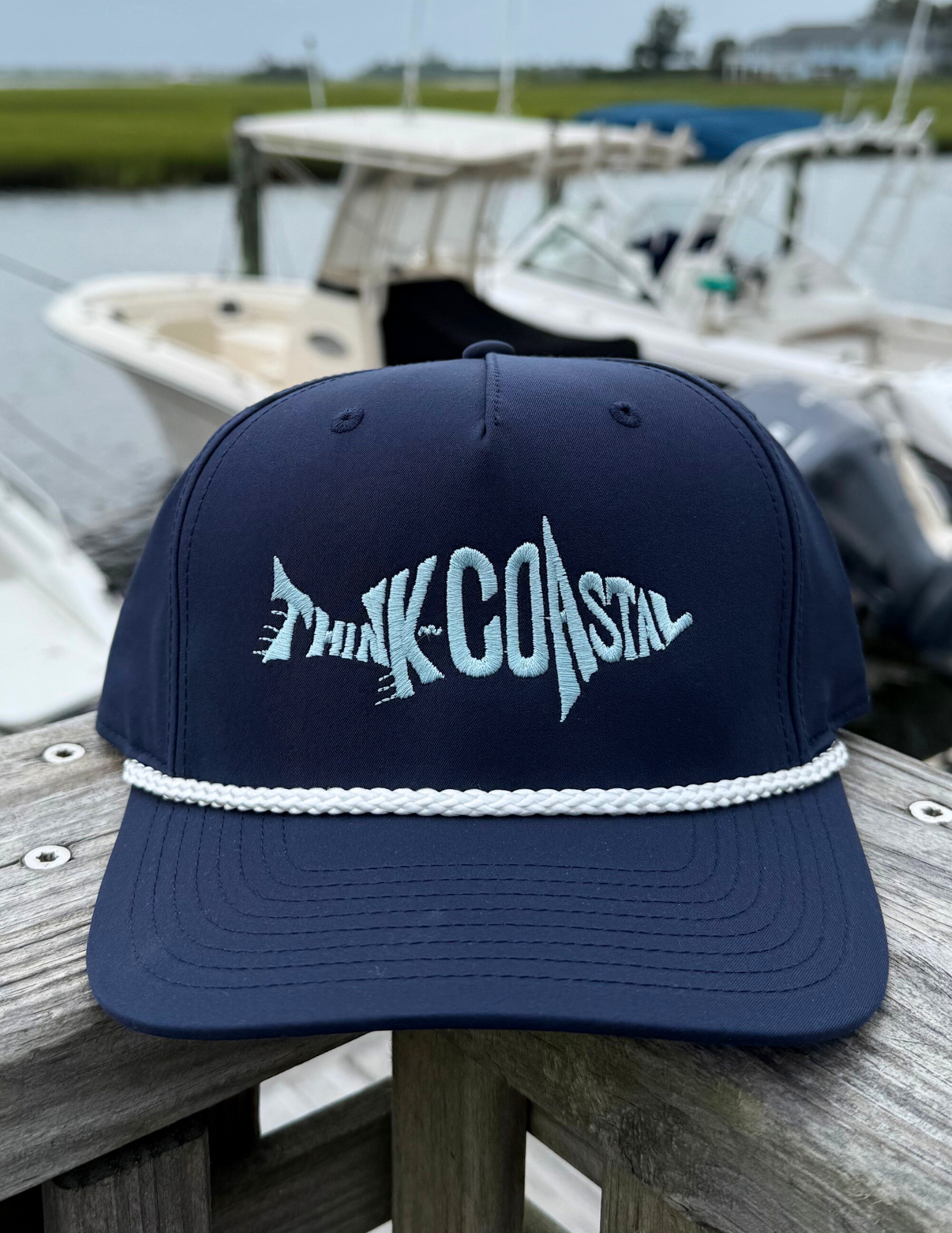 Red Drum Rope Hat - Navy