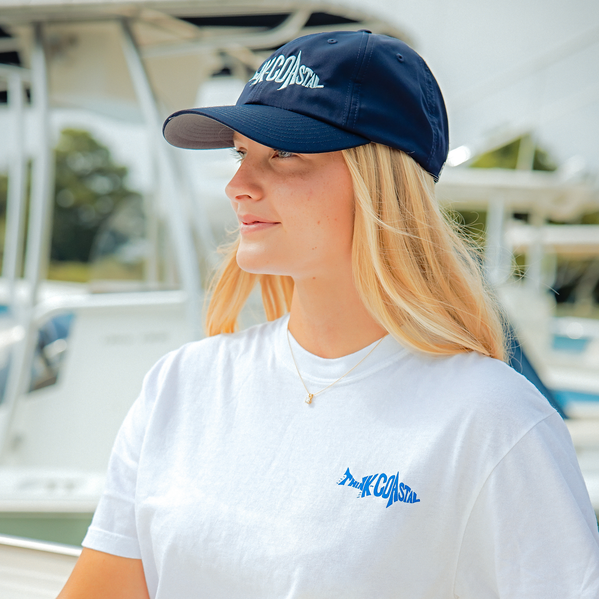 Think Coastal Performance Hat - Navy