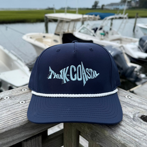 Think Coastal Rope Hat - Navy