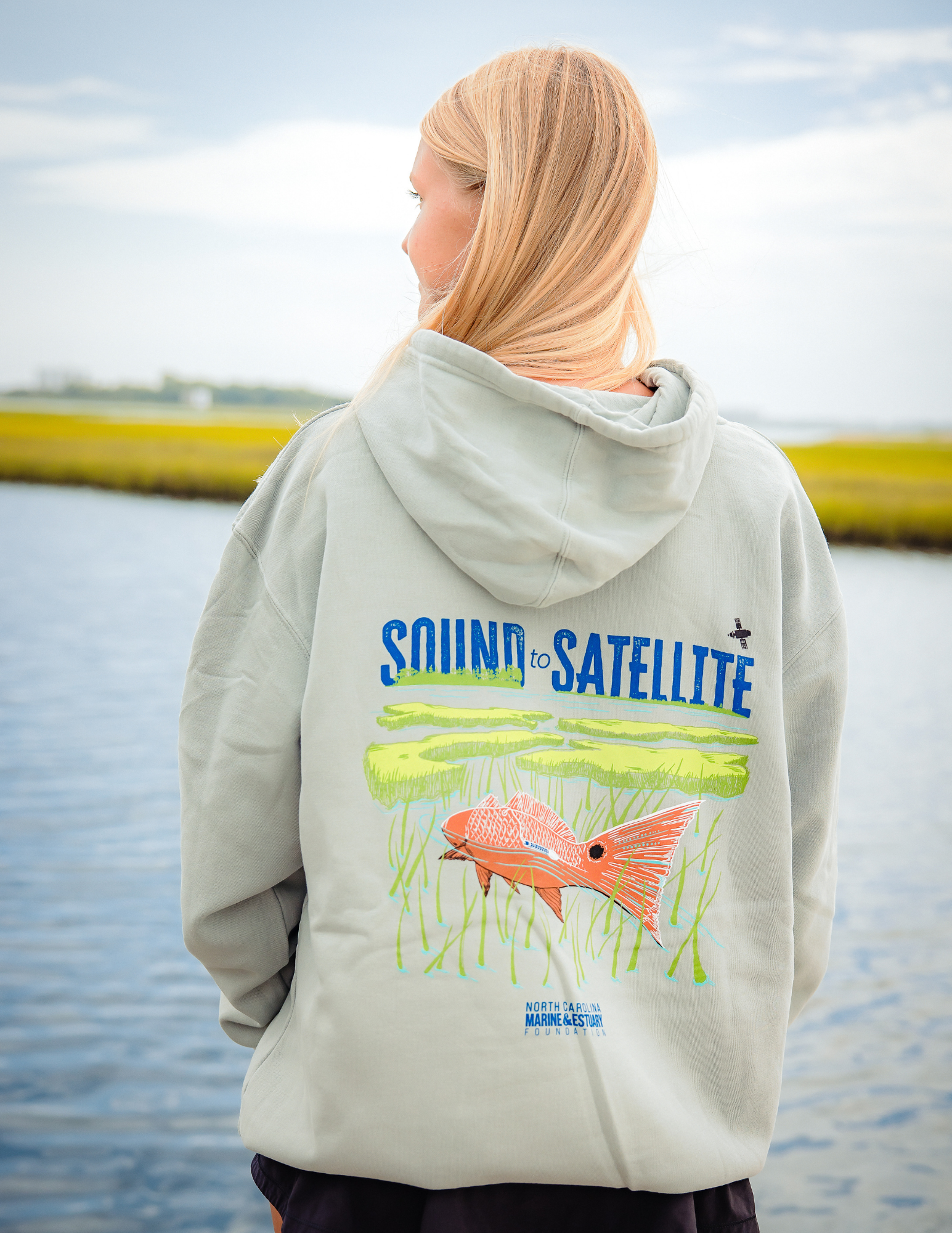 Sound to Satellite Hoodie - Sage
