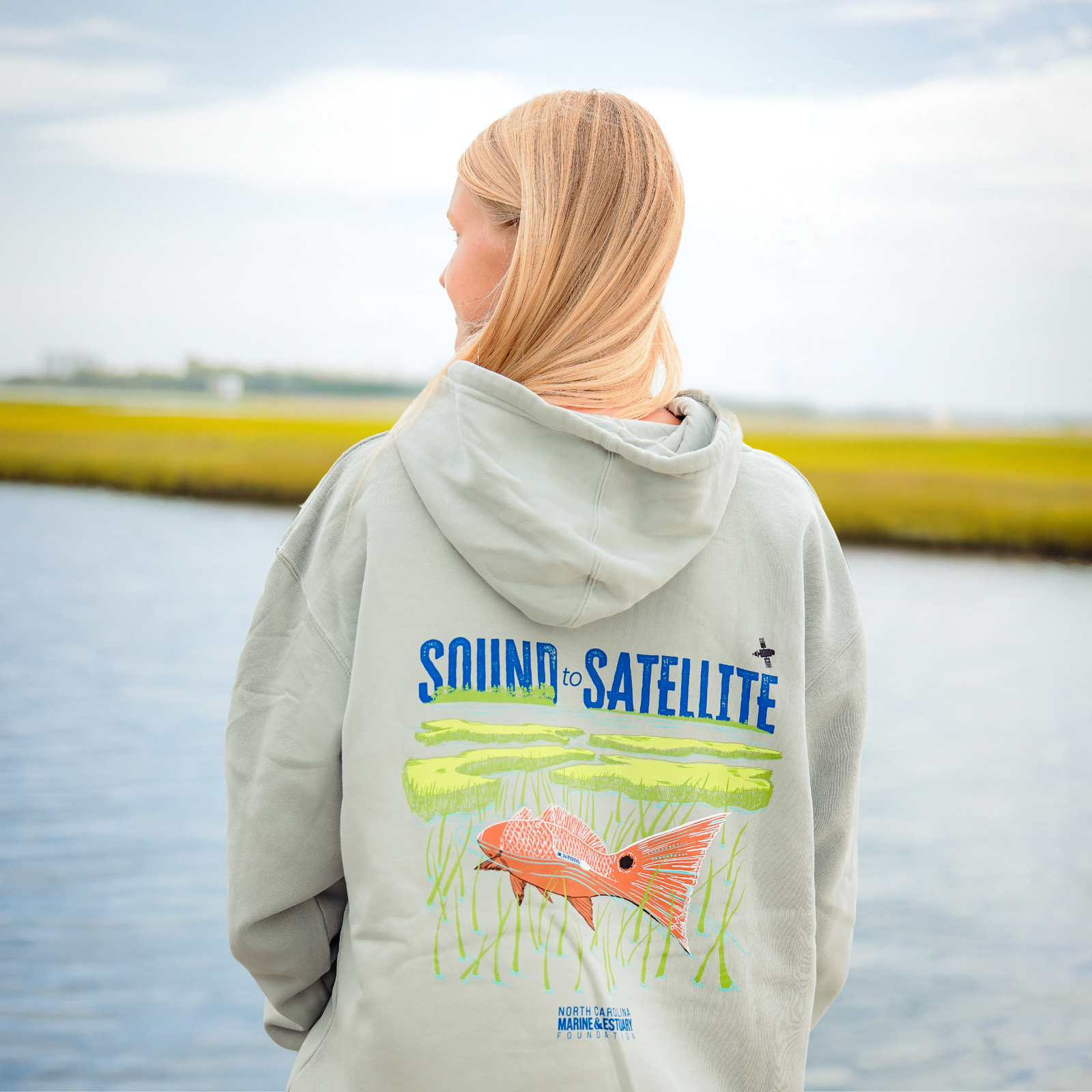 Sound to Satellite Hoodie - Sage