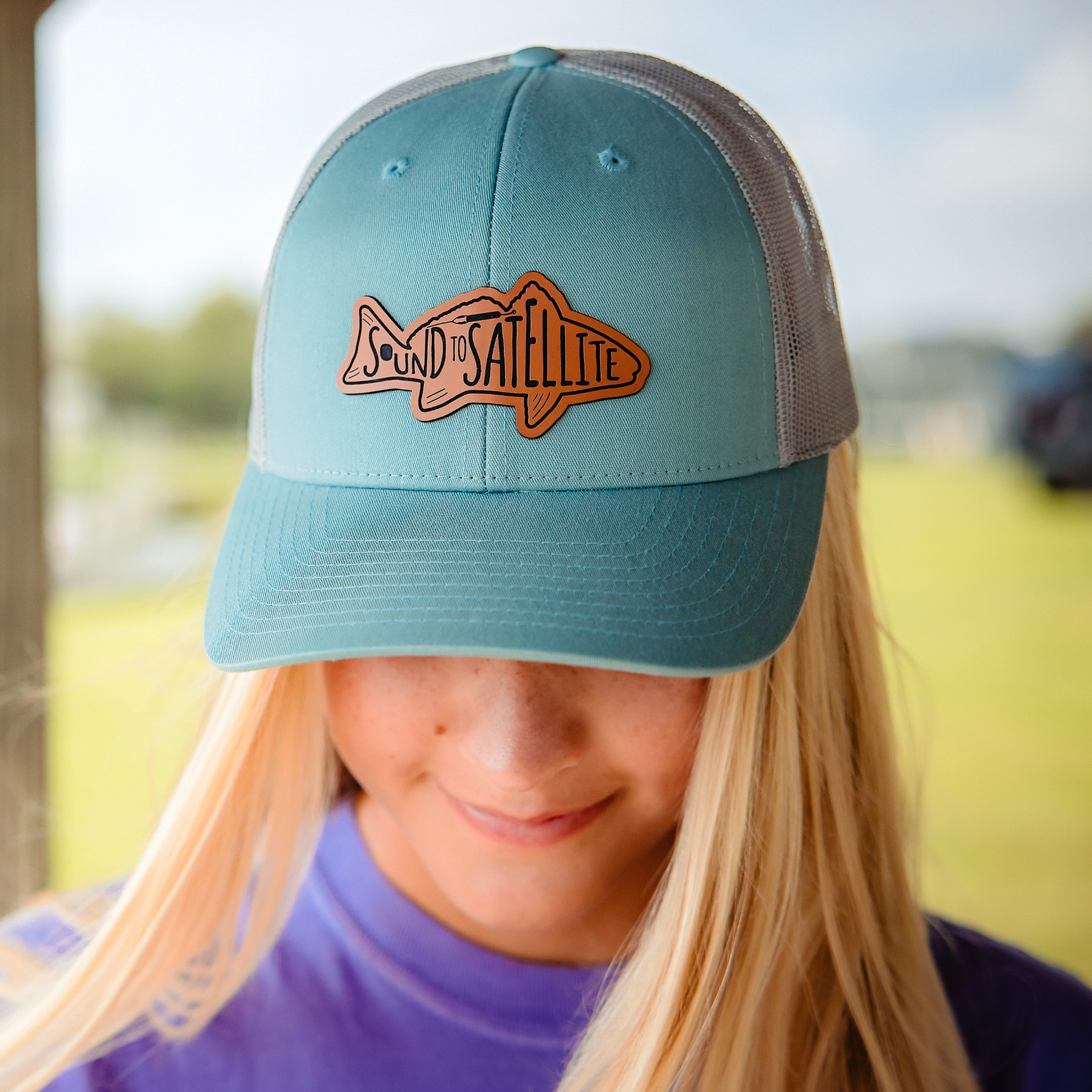 Sound to Satellite Low-Profile Trucker Hat - Smoke Blue