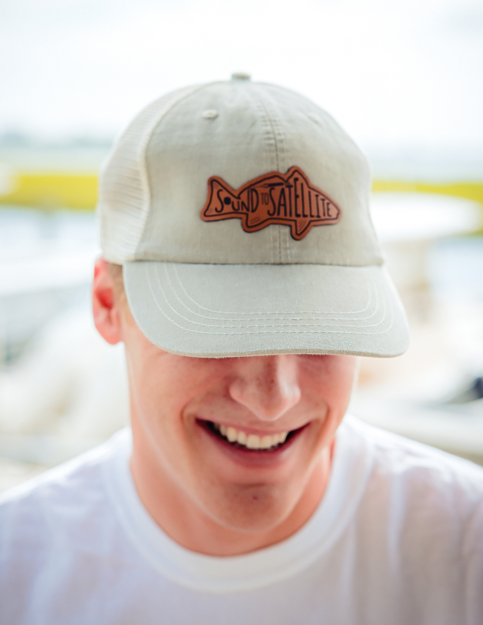 Sound to Satellite Cotton Trucker Hat - Stone