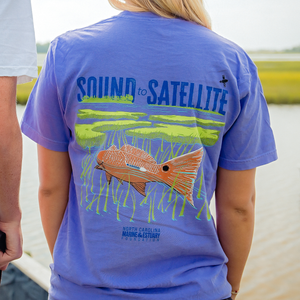 Sound to Satellite Cotton T-shirt - Violet