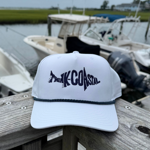 Think Coastal Rope Hat - White