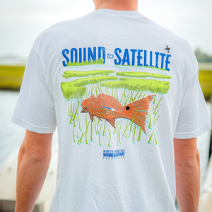 Sound to Satellite Cotton T-shirt - White