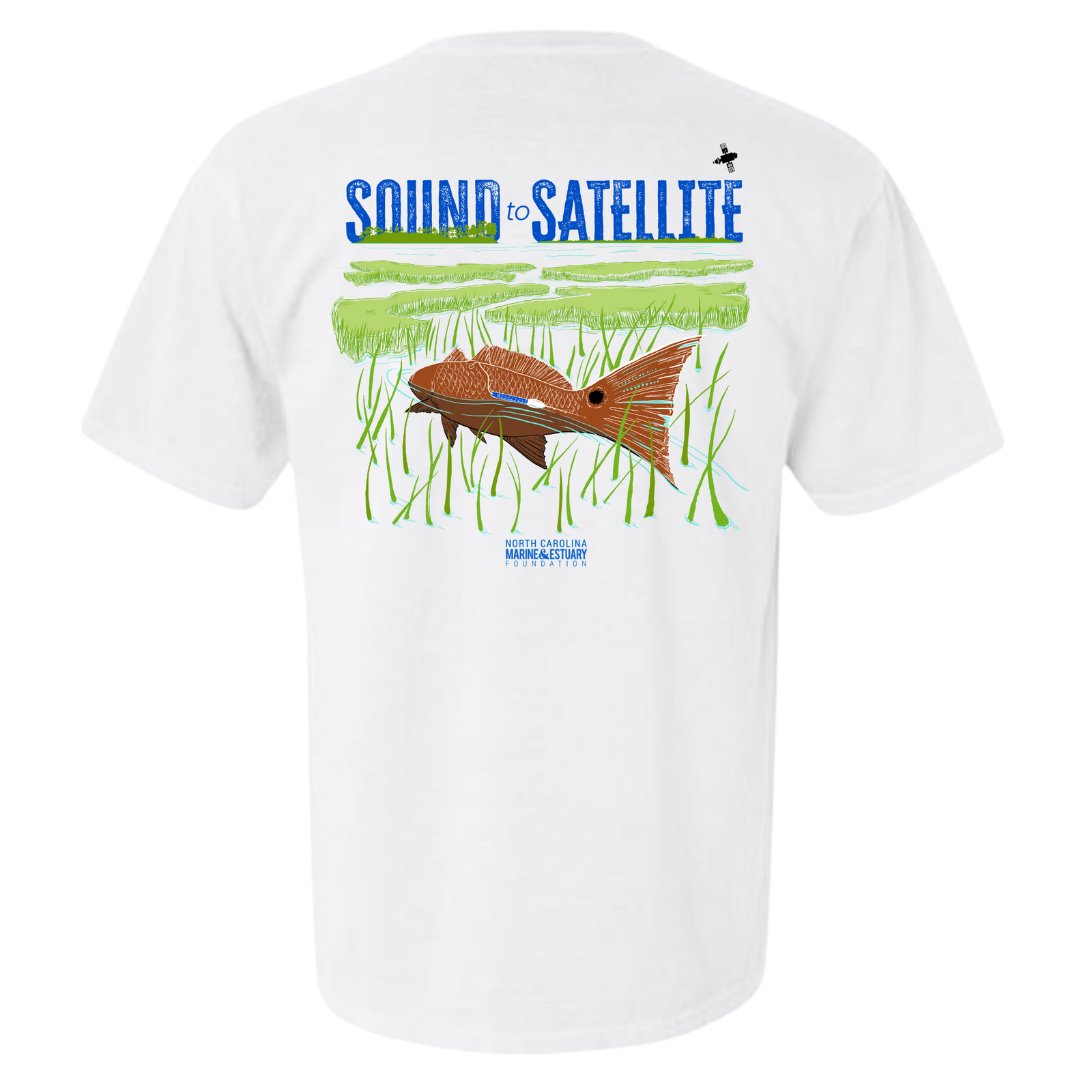 Sound to Satellite Cotton T-shirt - White