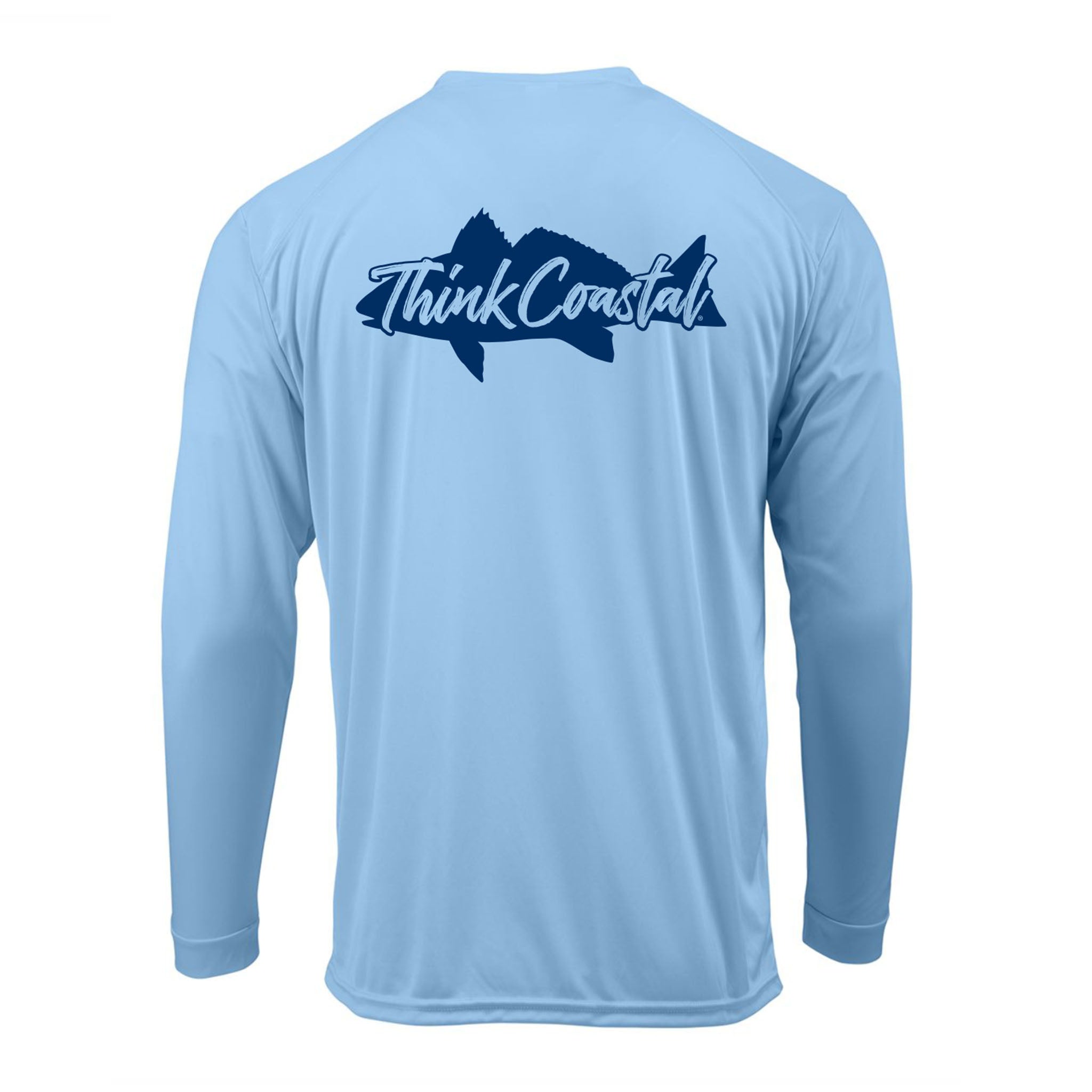Redfish Performance Shirt - Blue Mist - NC Marine & Estuary Foundation